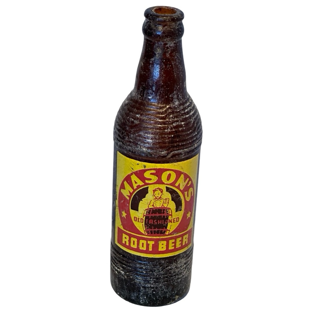 Vintage Masons Root beer Bottle